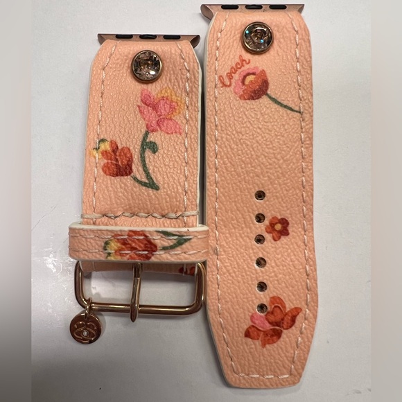Coach Peachy Flowers Spark*l band for Apple Watch - Picture 2 of 5